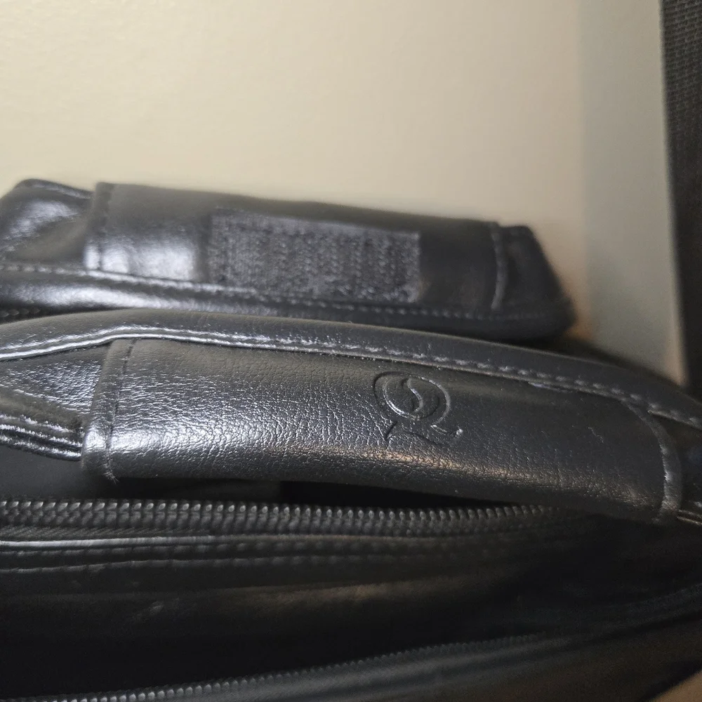 Omayge black briefcase